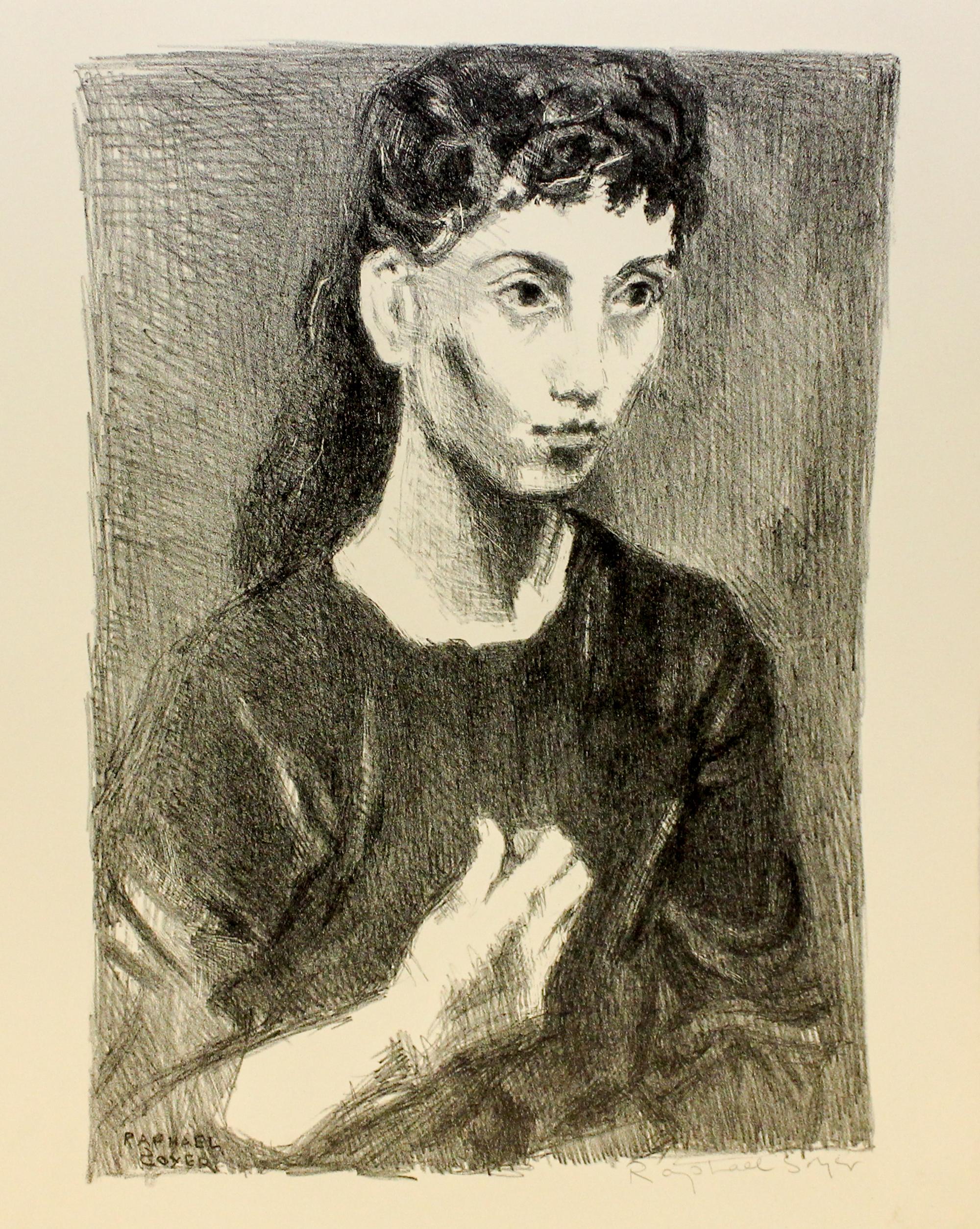 Raphael Soyer, (American, 1899-1987), Young Girl