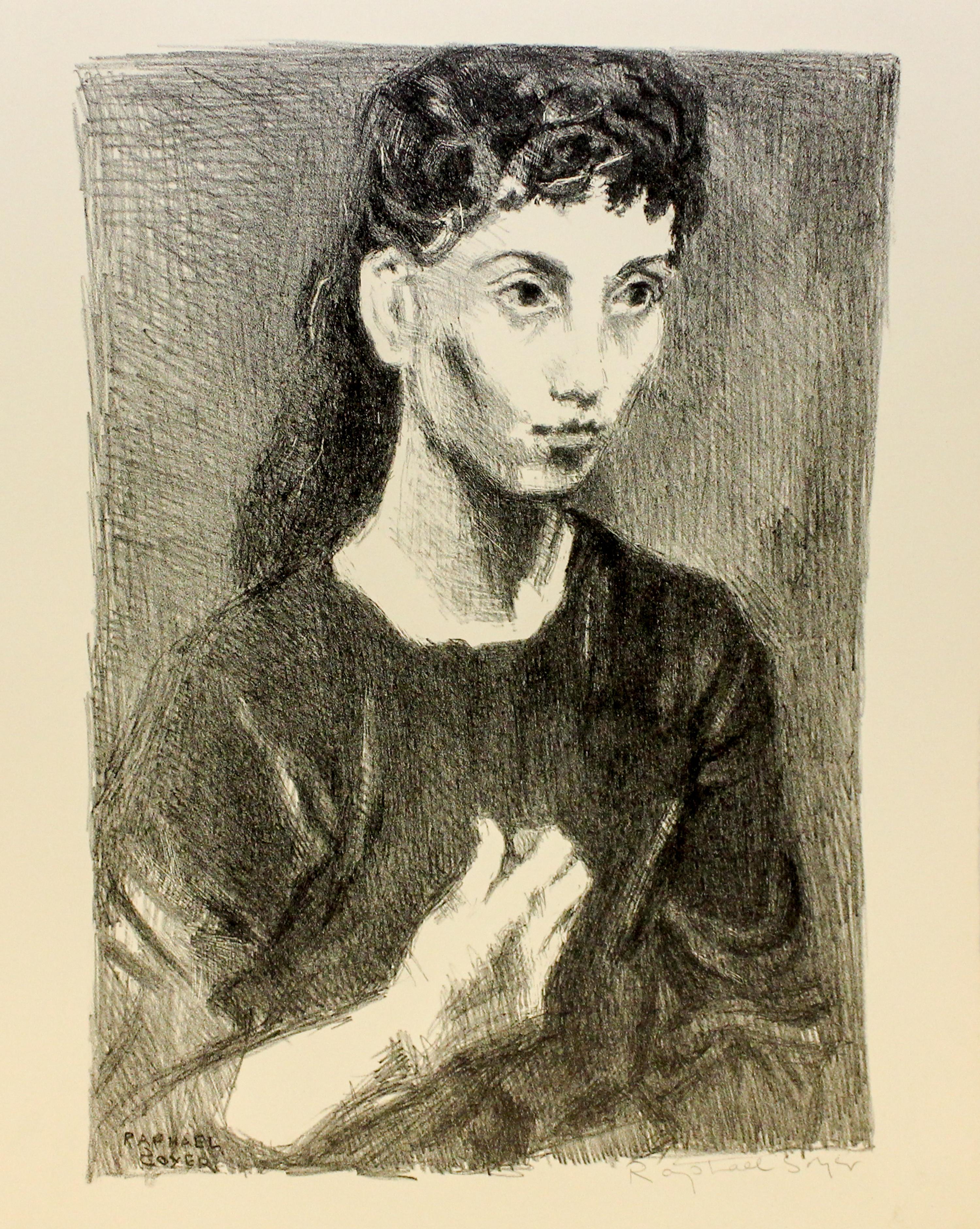 Raphael Soyer, (American, 1899-1987), Young Girl