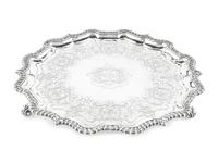 A Paul Storr Silver Tray