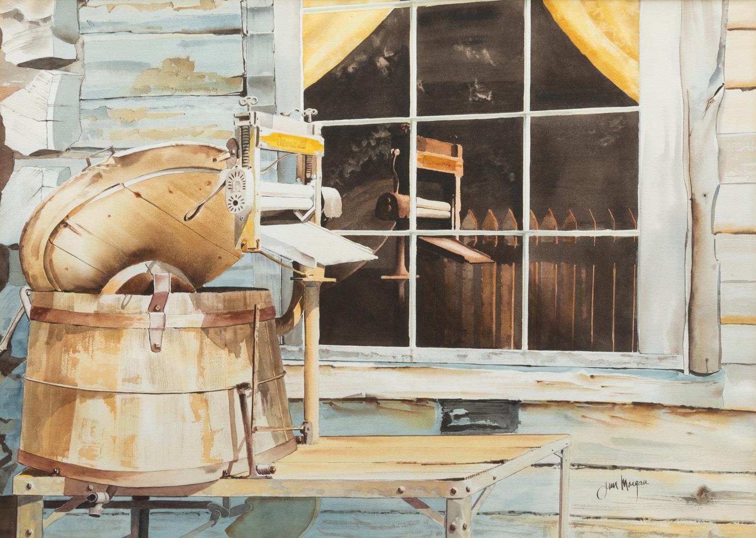 Washing Machine on Porch