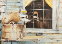 Washing Machine on Porch