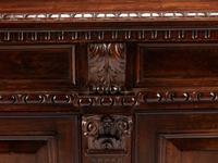 An Italian Baroque Style Walnut Console Cabinet