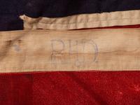 [CIVIL WAR]. Commemorative Confederate battle flag possibly made by CSA veteran Thomas Alexander Brander, Artillerist in the Virginia Artillery, Army of Northern Virginia, for 7th Virginia Cavalry Colonel Richard H. Dulany.