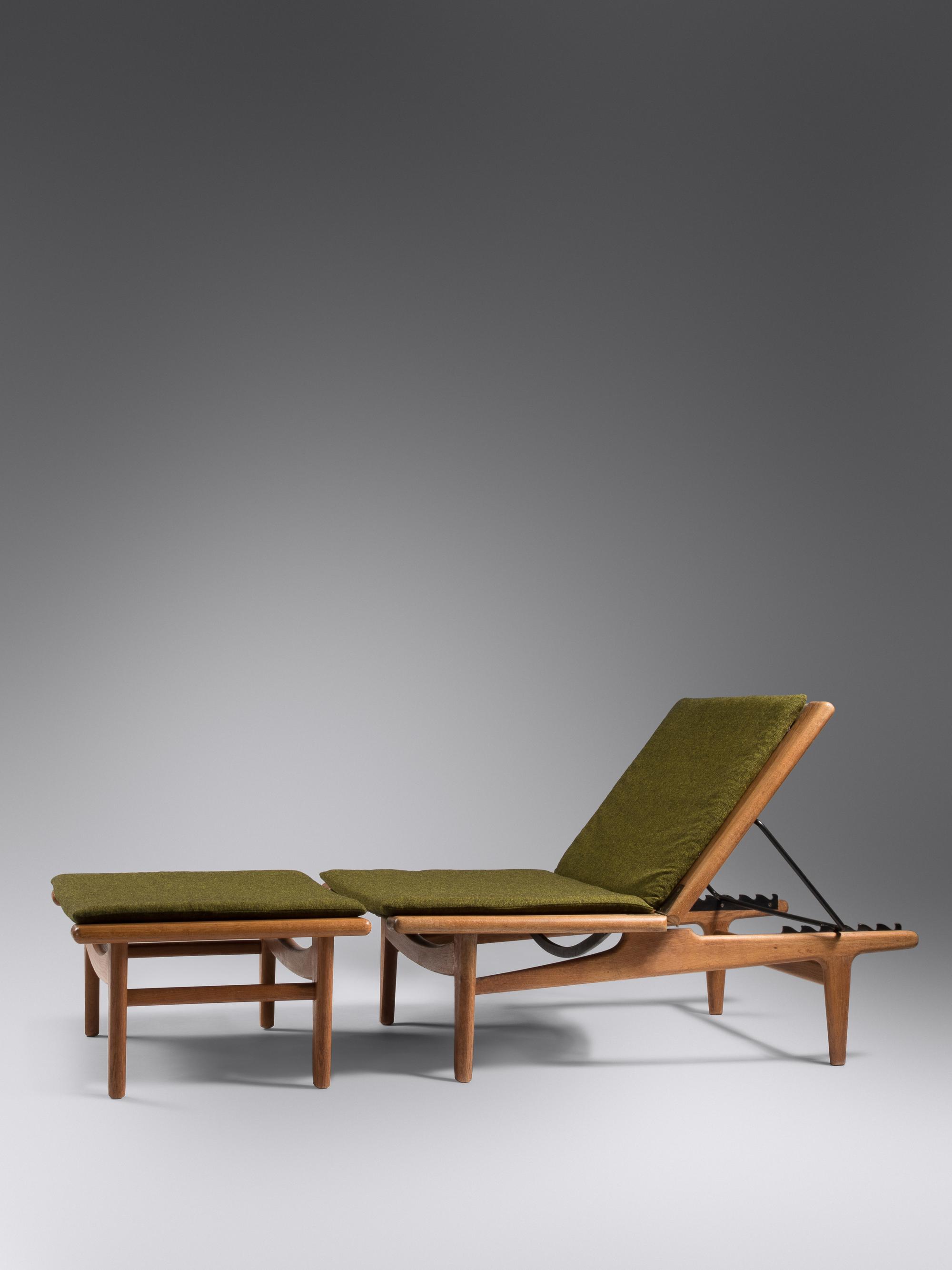 Chaise Lounge and Ottoman Getama, Denmark