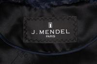 J. Mendel Navy Broadtail and Mink Coat, 2000s