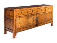 An Chinese Hardwood Sideboard