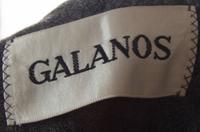 A Galanos Grey Wool Wrap Coat,