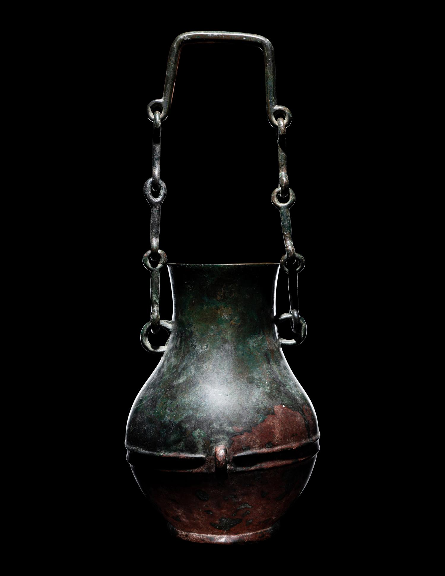 A Bronze Ritual Wine Vessel, Hu