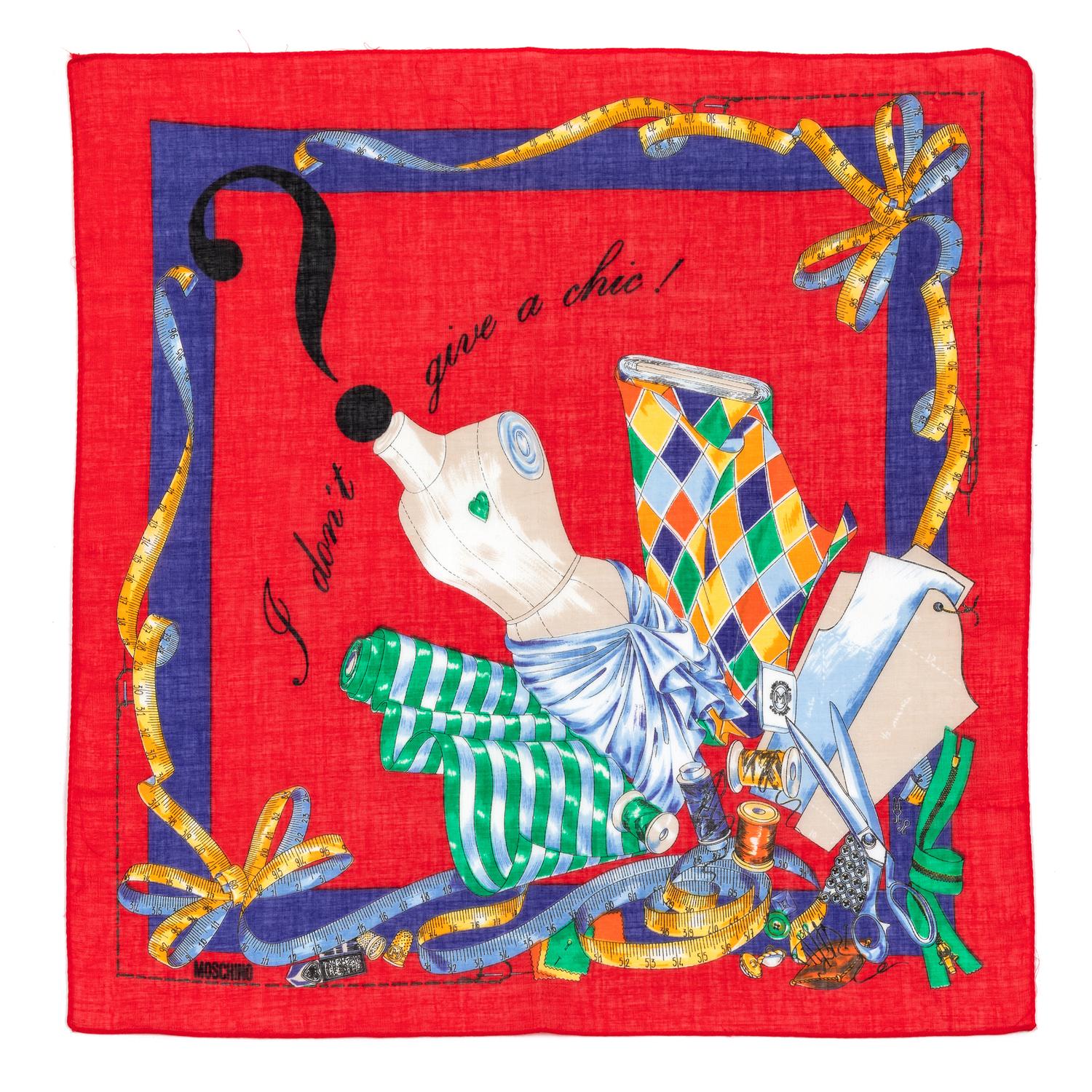 Moschino Handkerchief, 1980-90s