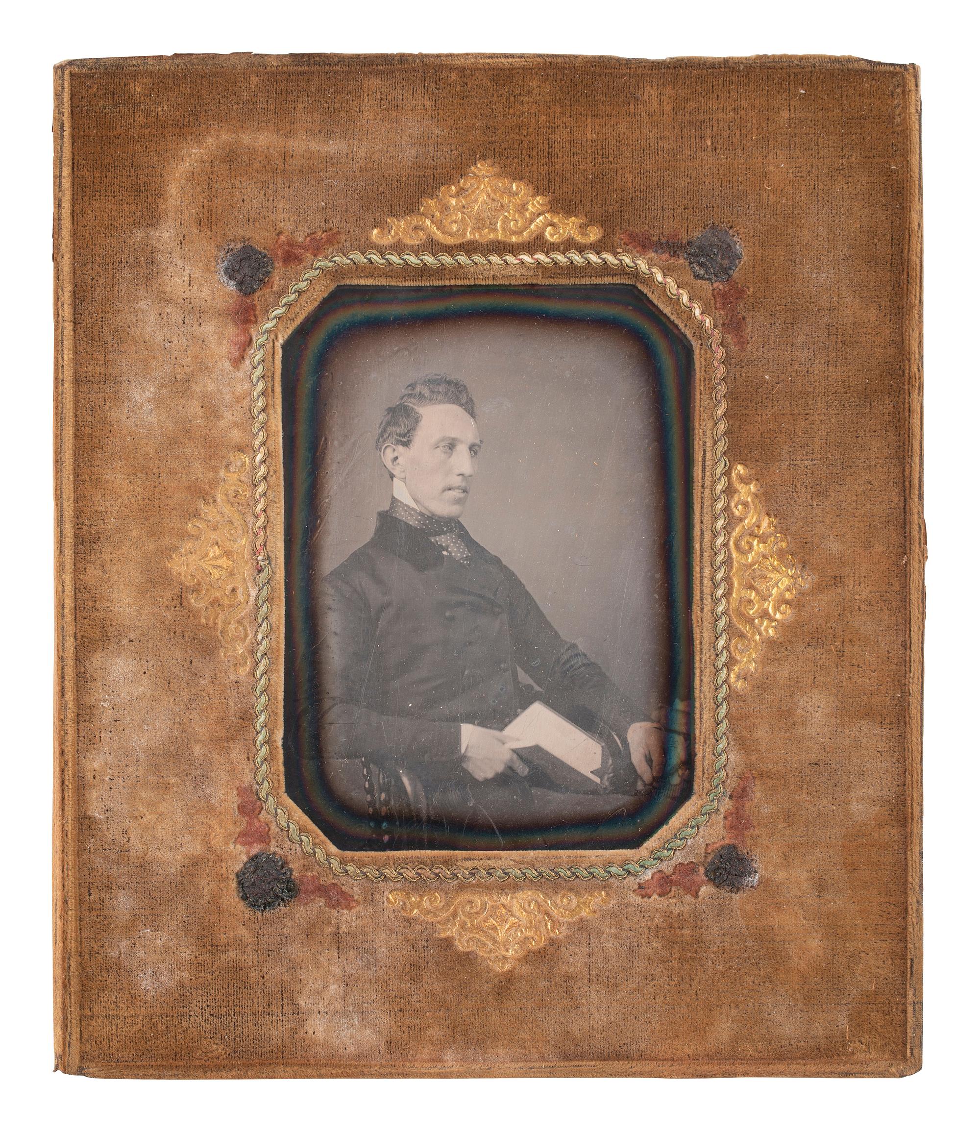 [EARLY PHOTOGRAPHY]. Half plate daguerreotype collection identified to the Ellis/Boyd Family of Baltimore, MD.