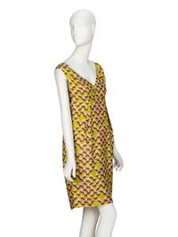 PRADA, PRINTED SILK DRESS, A/W 2015