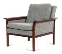 Hans Olsen (Danish, 1919-1992), VATNE MOBLER, 1960s, a love seat and lounge chair