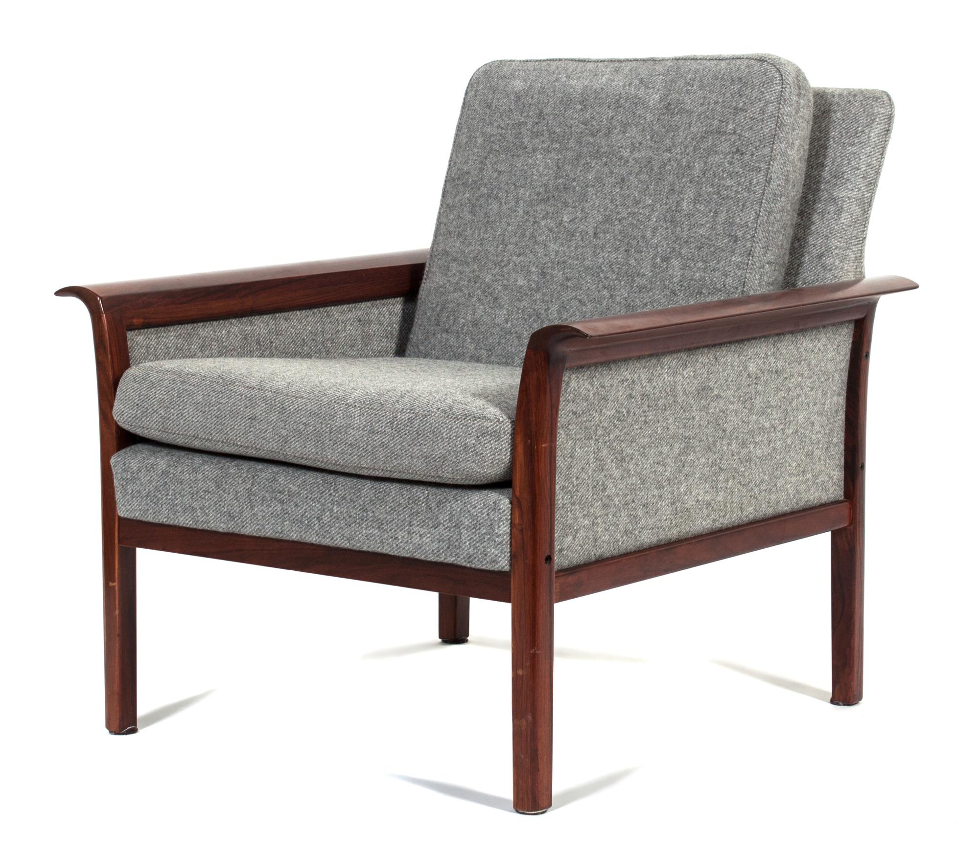 Hans Olsen (Danish, 1919-1992), VATNE MOBLER, 1960s, a love seat and lounge chair