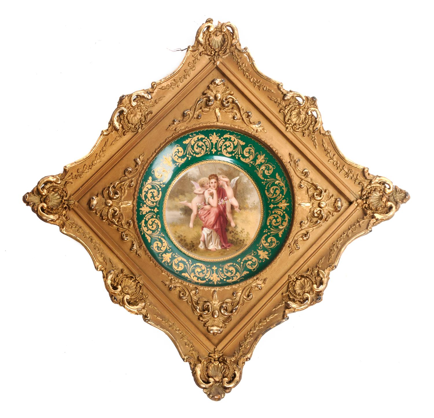 A Royal Vienna Cabinet Plate Diameter 7 1/4 inches.