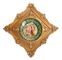 A Royal Vienna Cabinet Plate Diameter 7 1/4 inches.