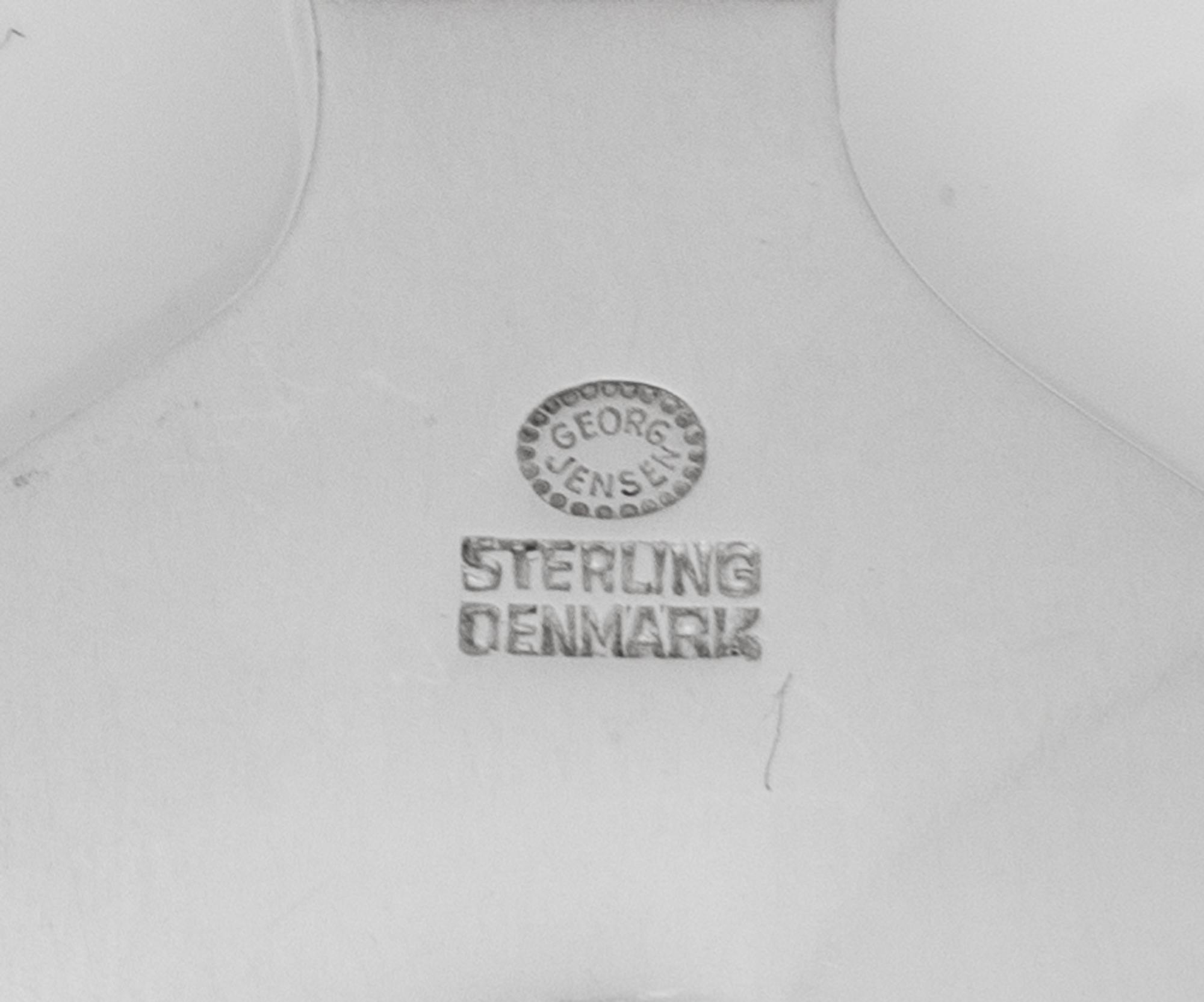 A Georg Jensen Parallel Silver Flatware Service