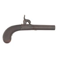 Tryon Retailer Marked English Percussion Twist-Off Pocket Pistol