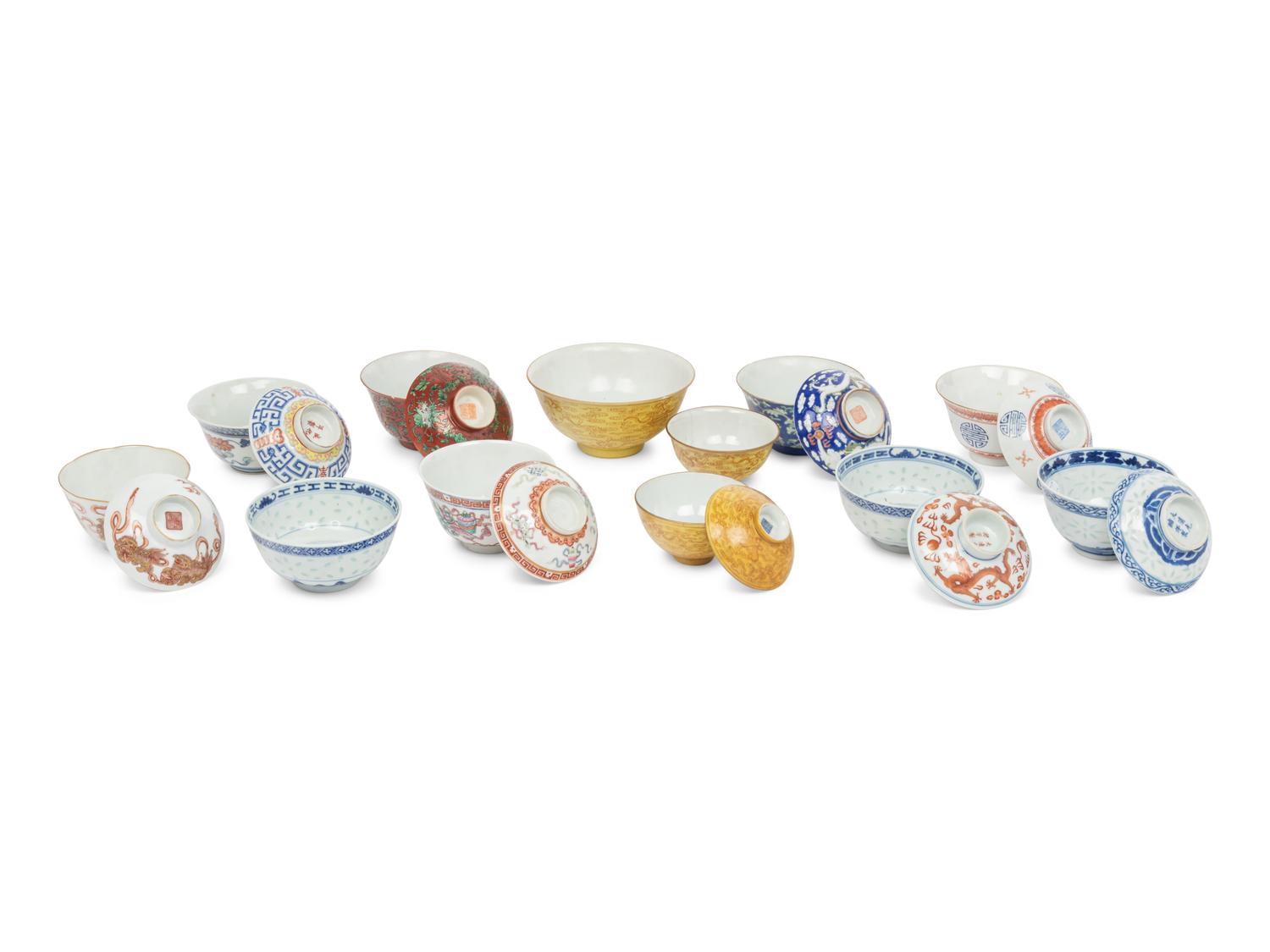13 Porcelain Tea Wares