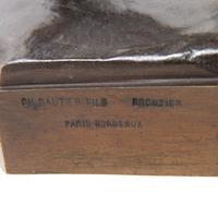 A Cast Metal Figural Group Height 23 3 5/8 inches.