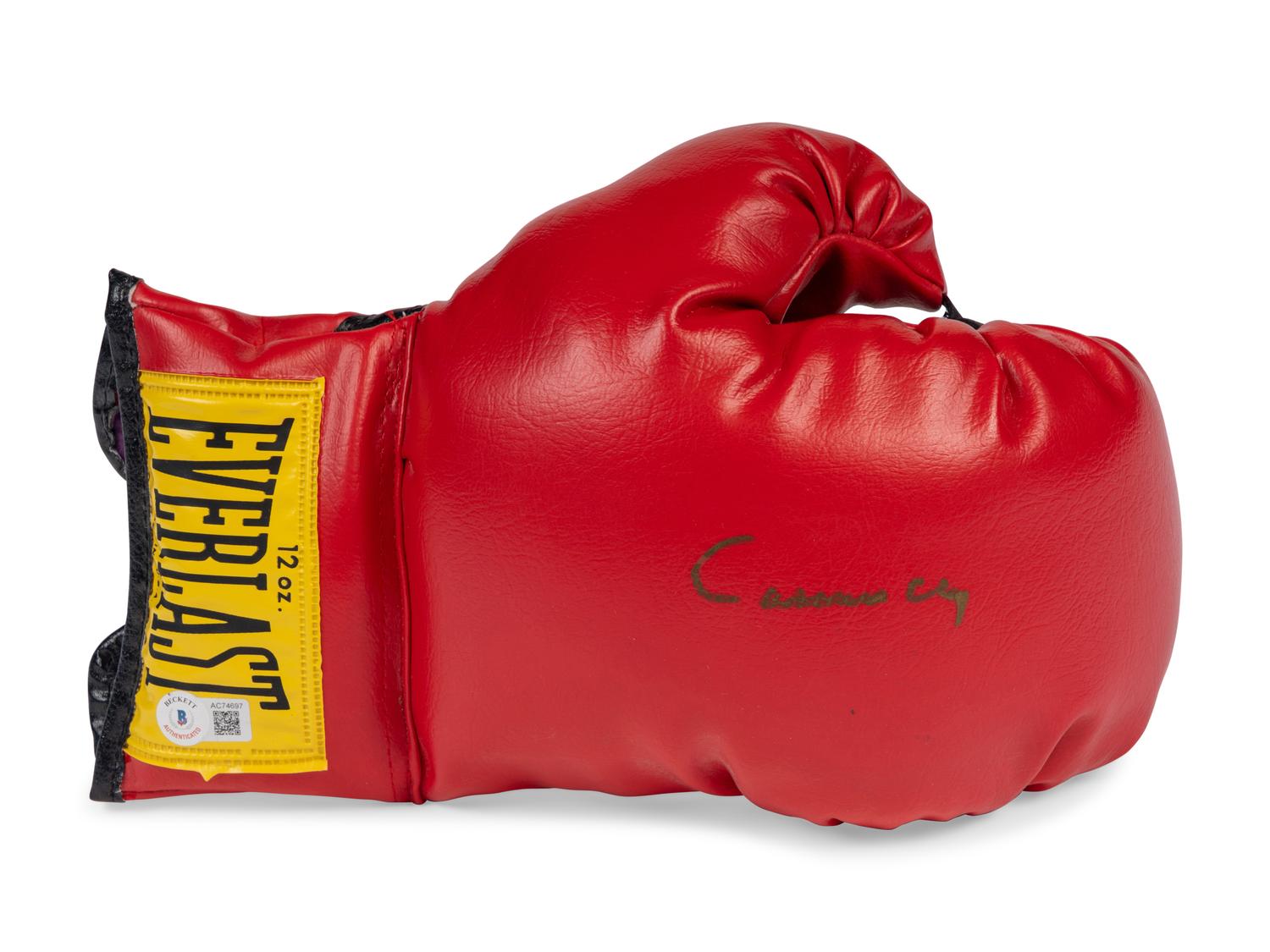 A 1980s Muhammad Ali "Cassius Clay" Signed Autograph Boxing Glove (Beckett Authentication Services Letter),