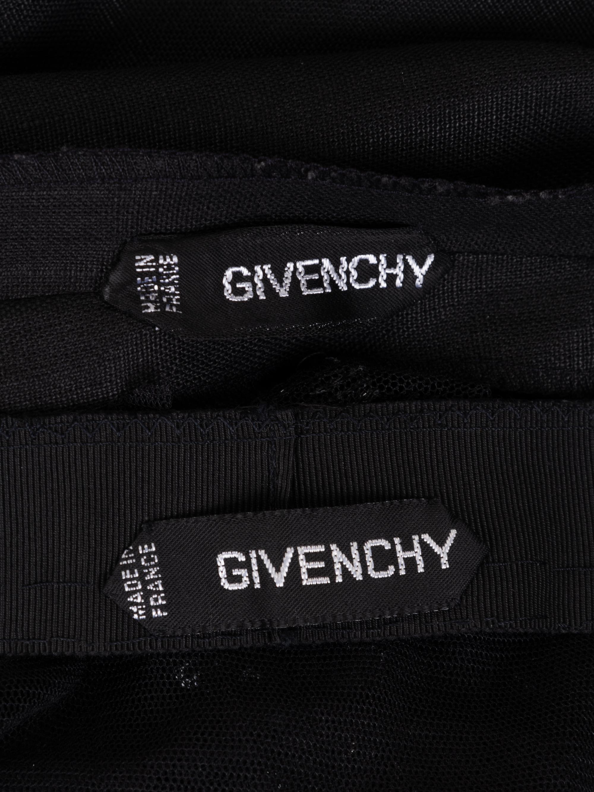 Two Givenchy Haute Couture Tops, 1980-90s