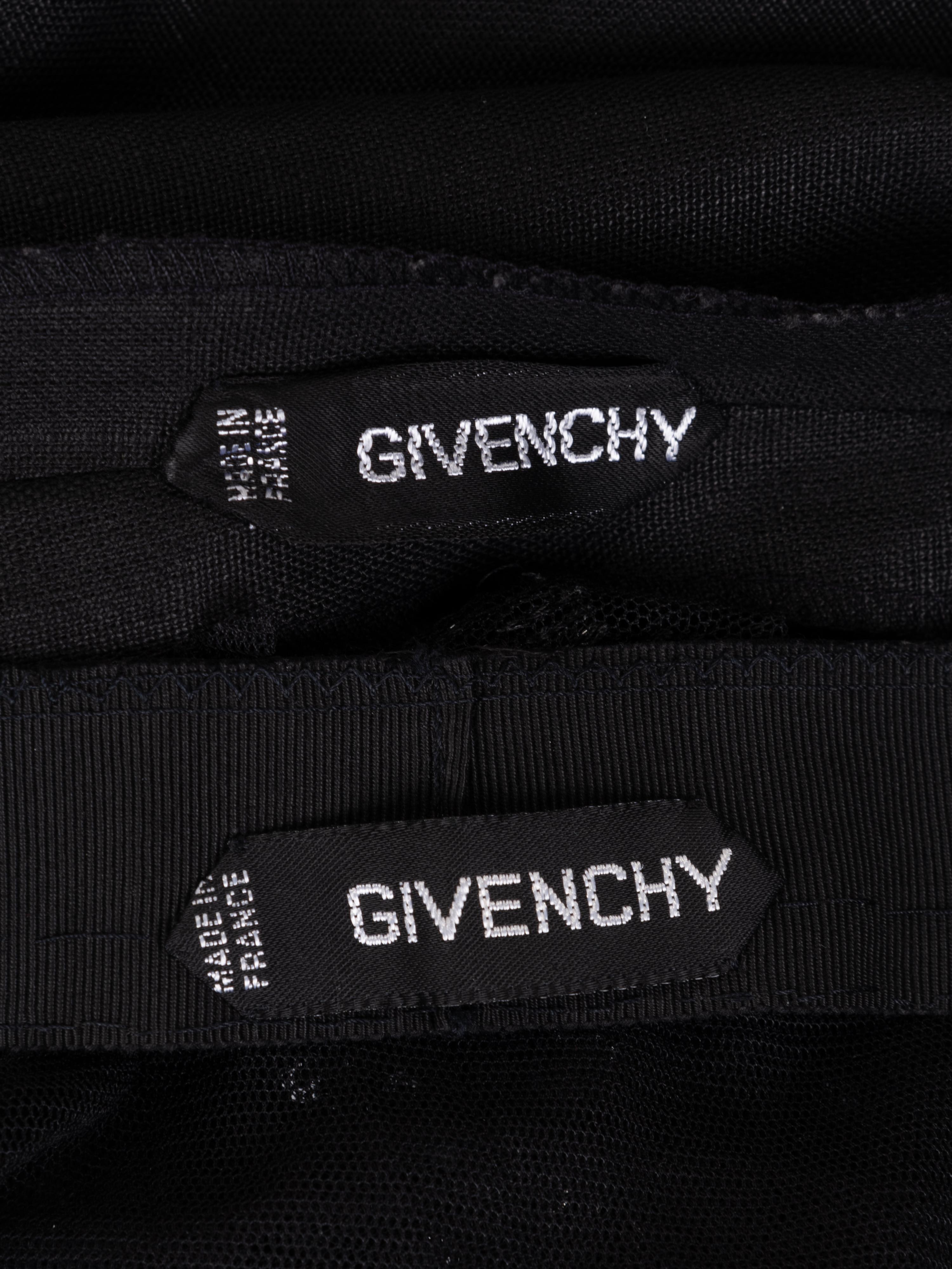 Two Givenchy Haute Couture Tops, 1980-90s