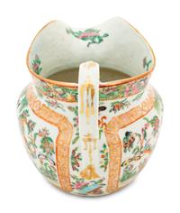 A Chinese Export Famille Rose Porcelain Pitcher