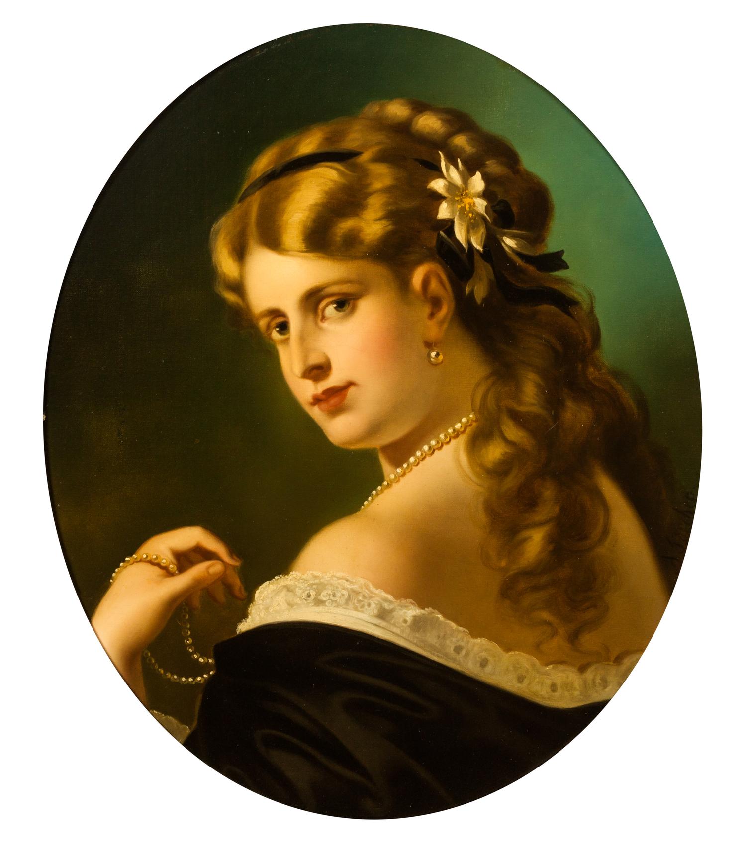 A. Farcheo, (19th century), Pair of Portraits