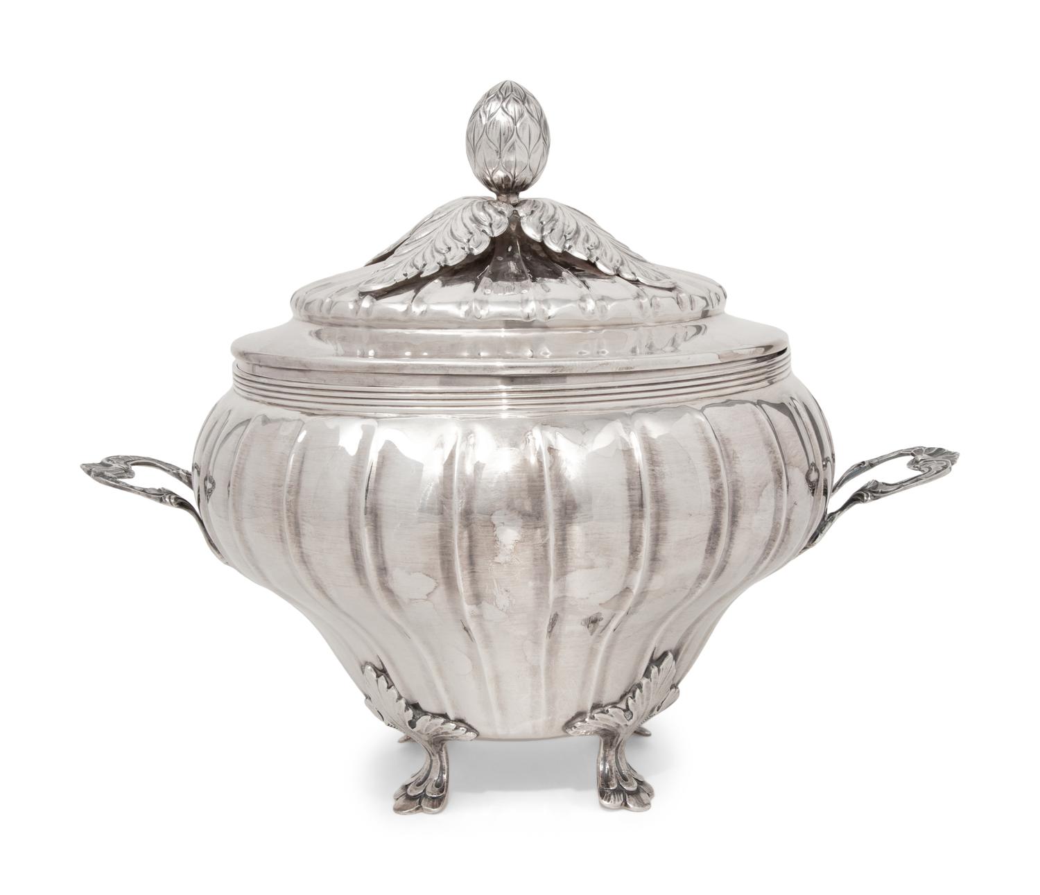 A Danish Silver Tureen