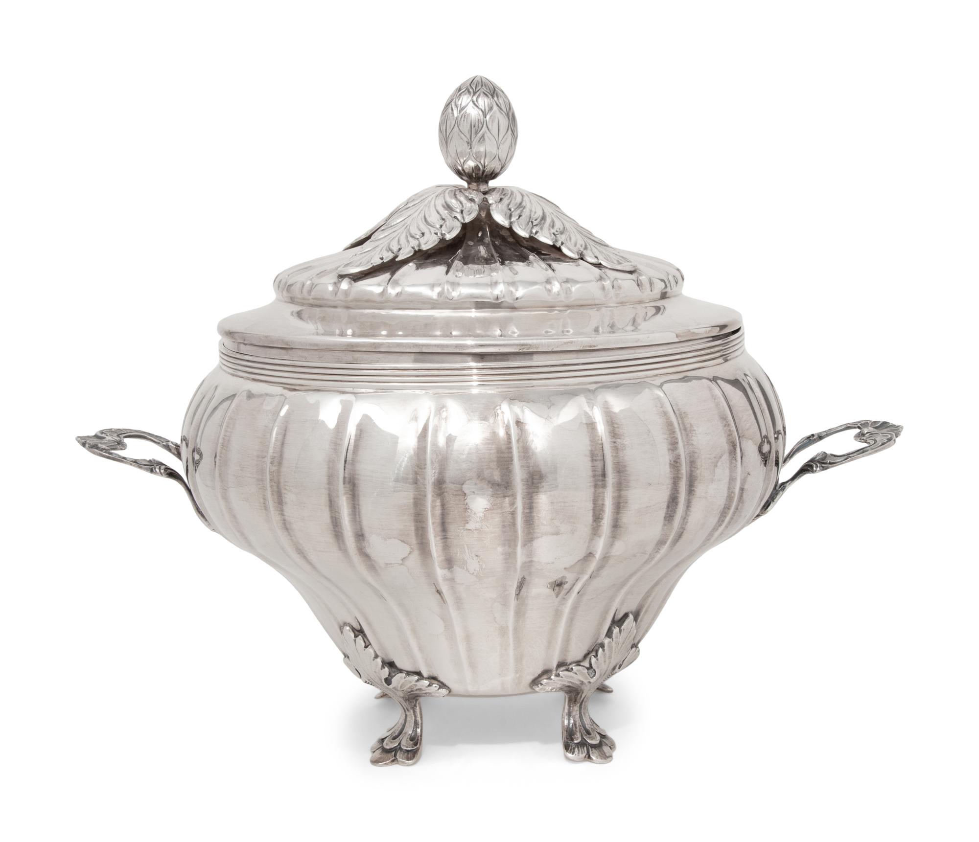 A Danish Silver Tureen