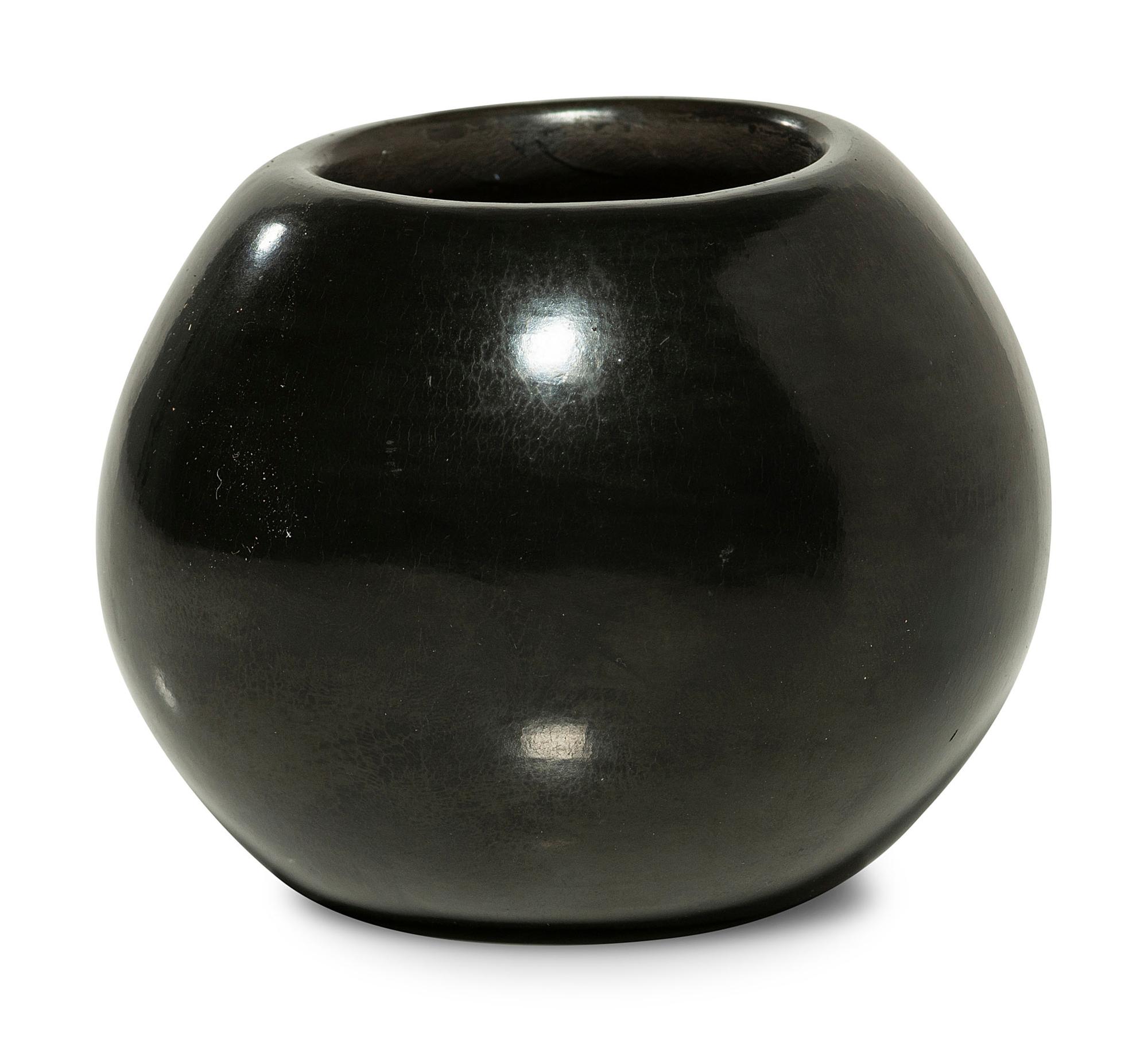 Blackware Pottery Jar 1956-1965