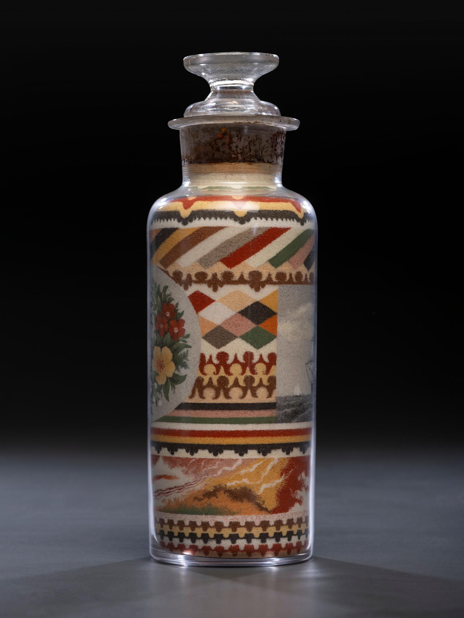 An Andrew Clemens (American, 1857-1894) Sand Bottle