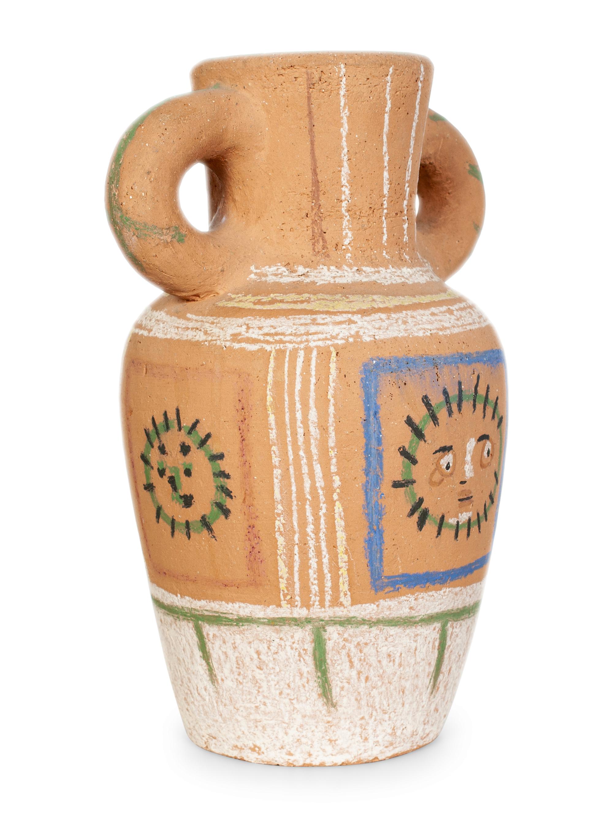 Vase au décor pastel (A.R. 190)