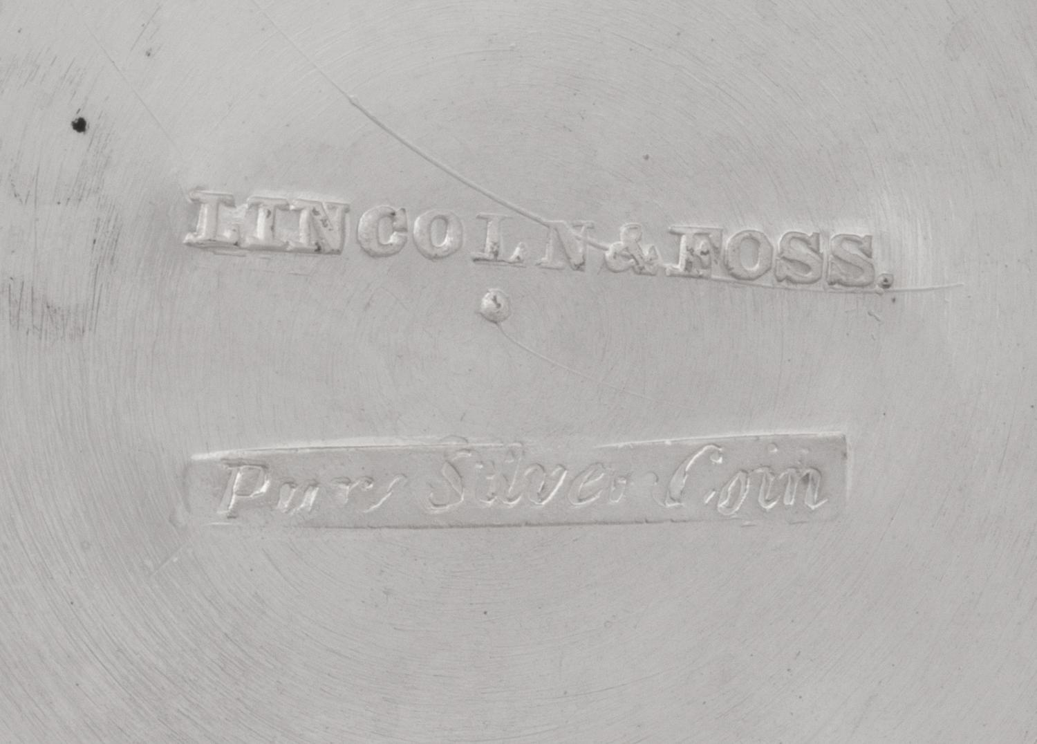 A Group of Three American Coin Silver Presentation Table Articles