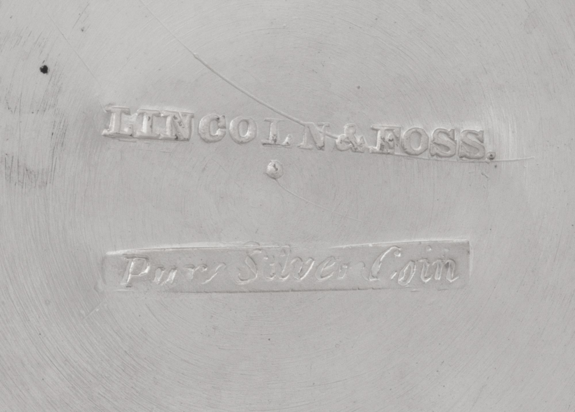 A Group of Three American Coin Silver Presentation Table Articles