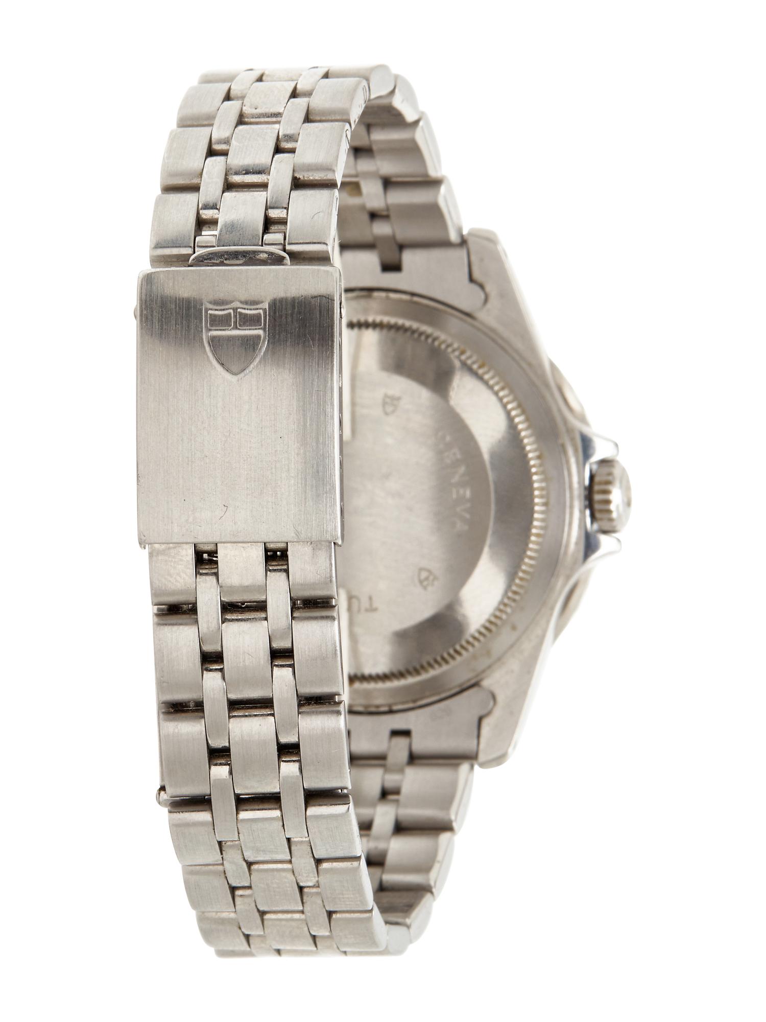 TUDOR, REF. 75190B STAINLESS STEEL SUBMARINER DATE WATCH