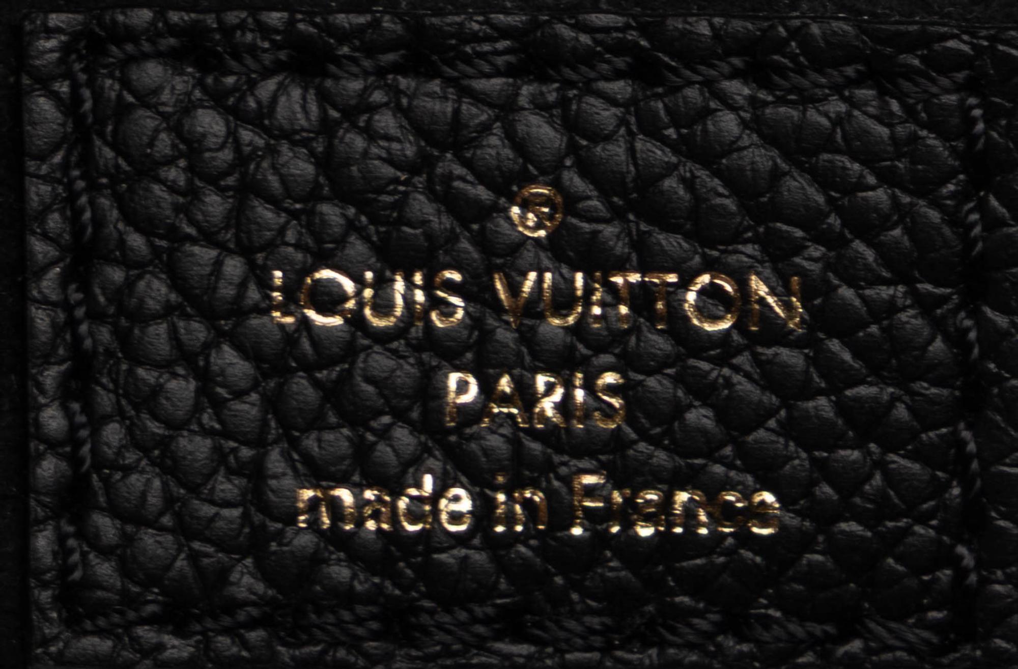 Louis Vuitton, Petit Sac Plat in Bicolor Empreinte Monogram Leather