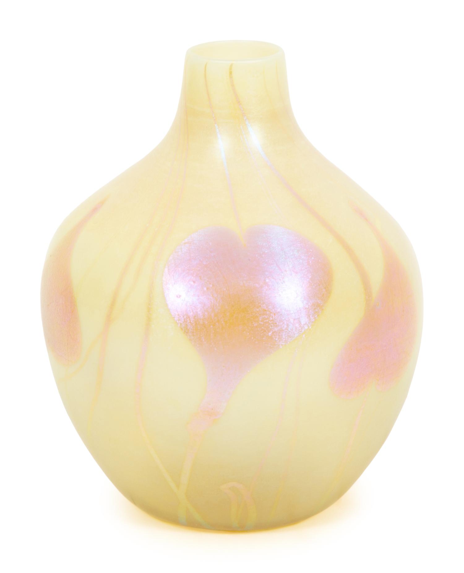A Tiffany Studios Favrile Glass Vase