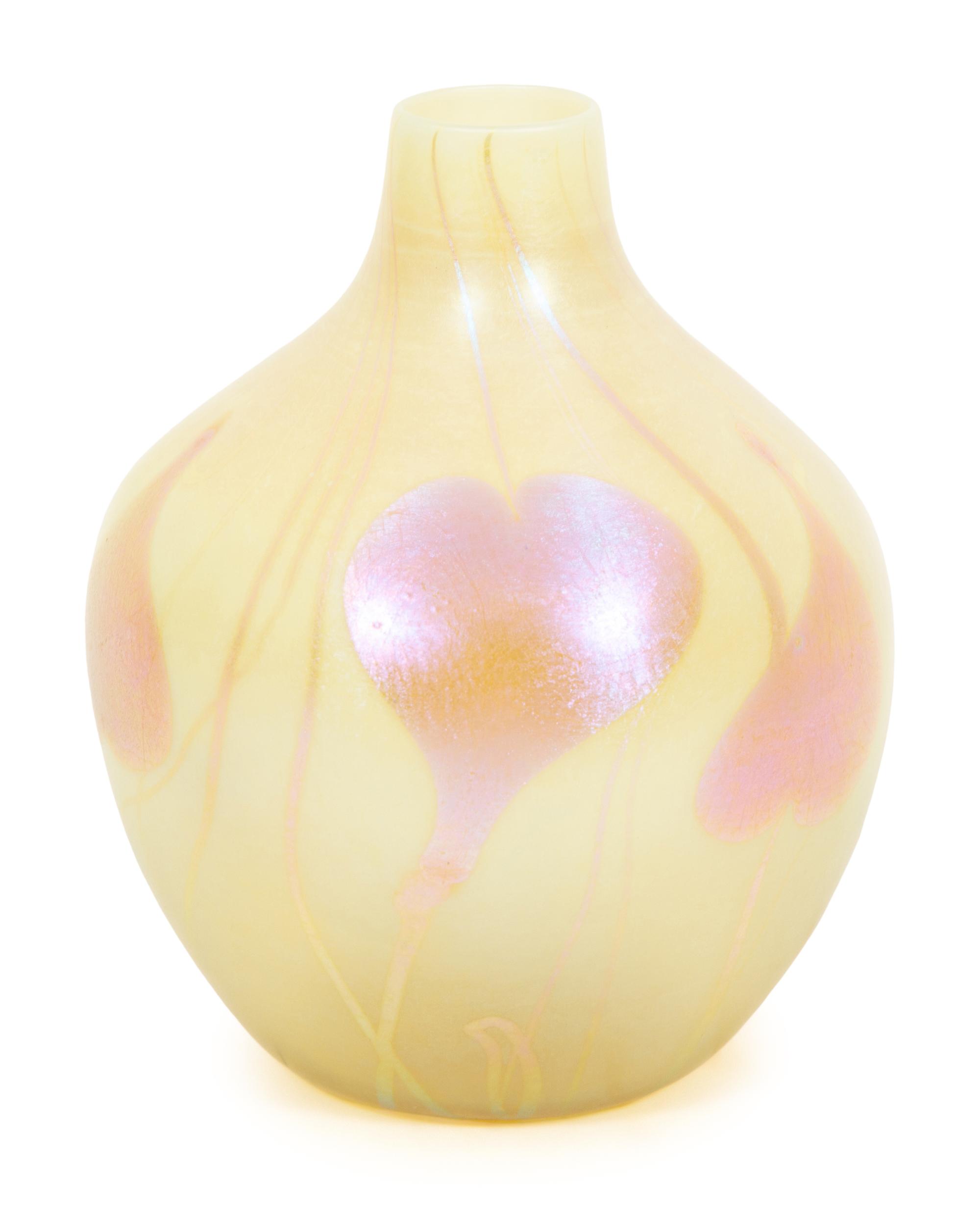 A Tiffany Studios Favrile Glass Vase