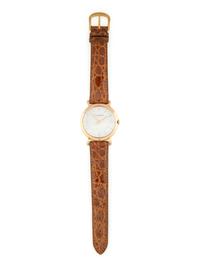 IWC, 18K YELLOW GOLD WATCH WITH FLARED LUGS