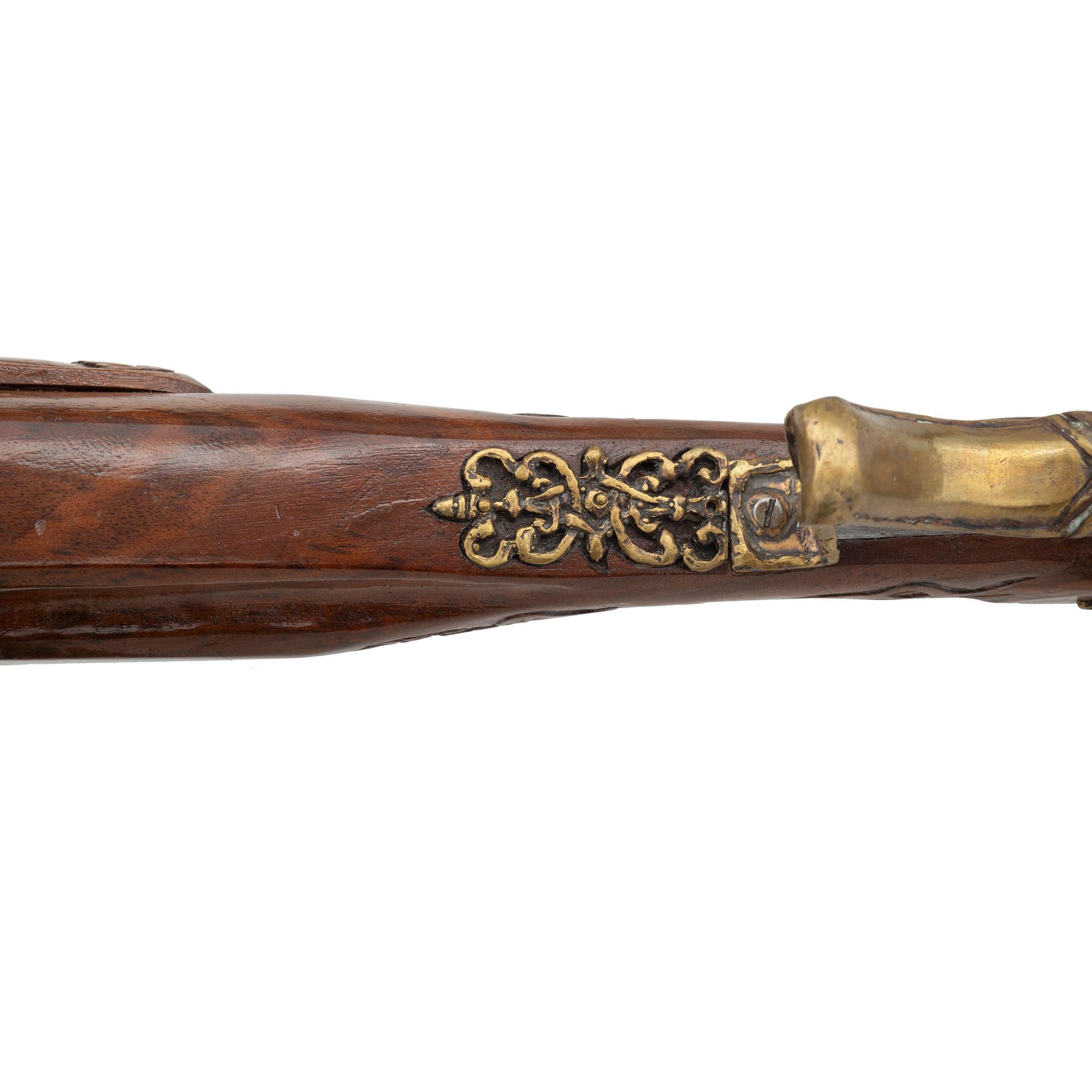 Contemporary Smoothbore Flintlock Jaeger Rifle