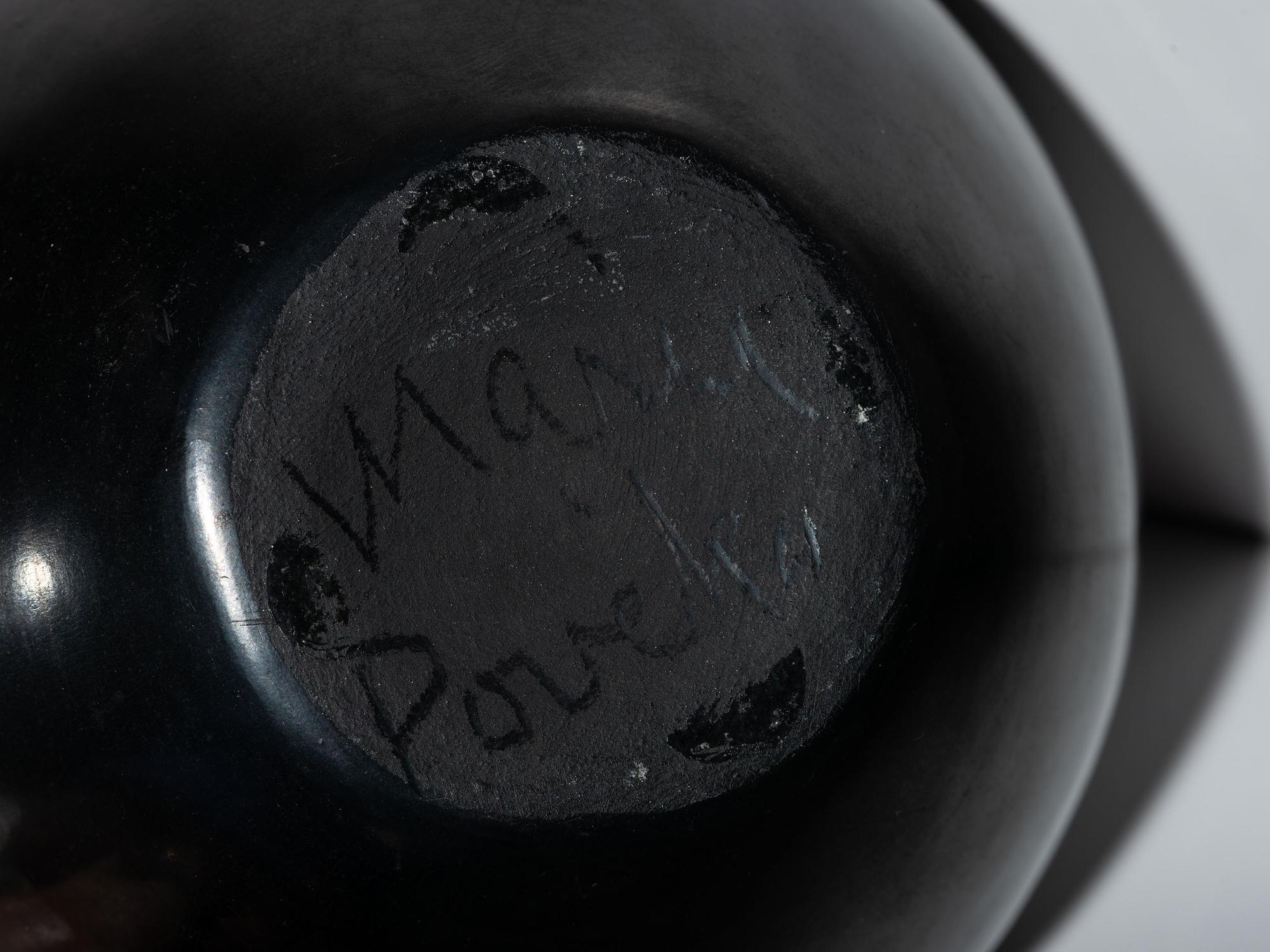Blackware Jar, with Gun Metal Finish 1956-1965