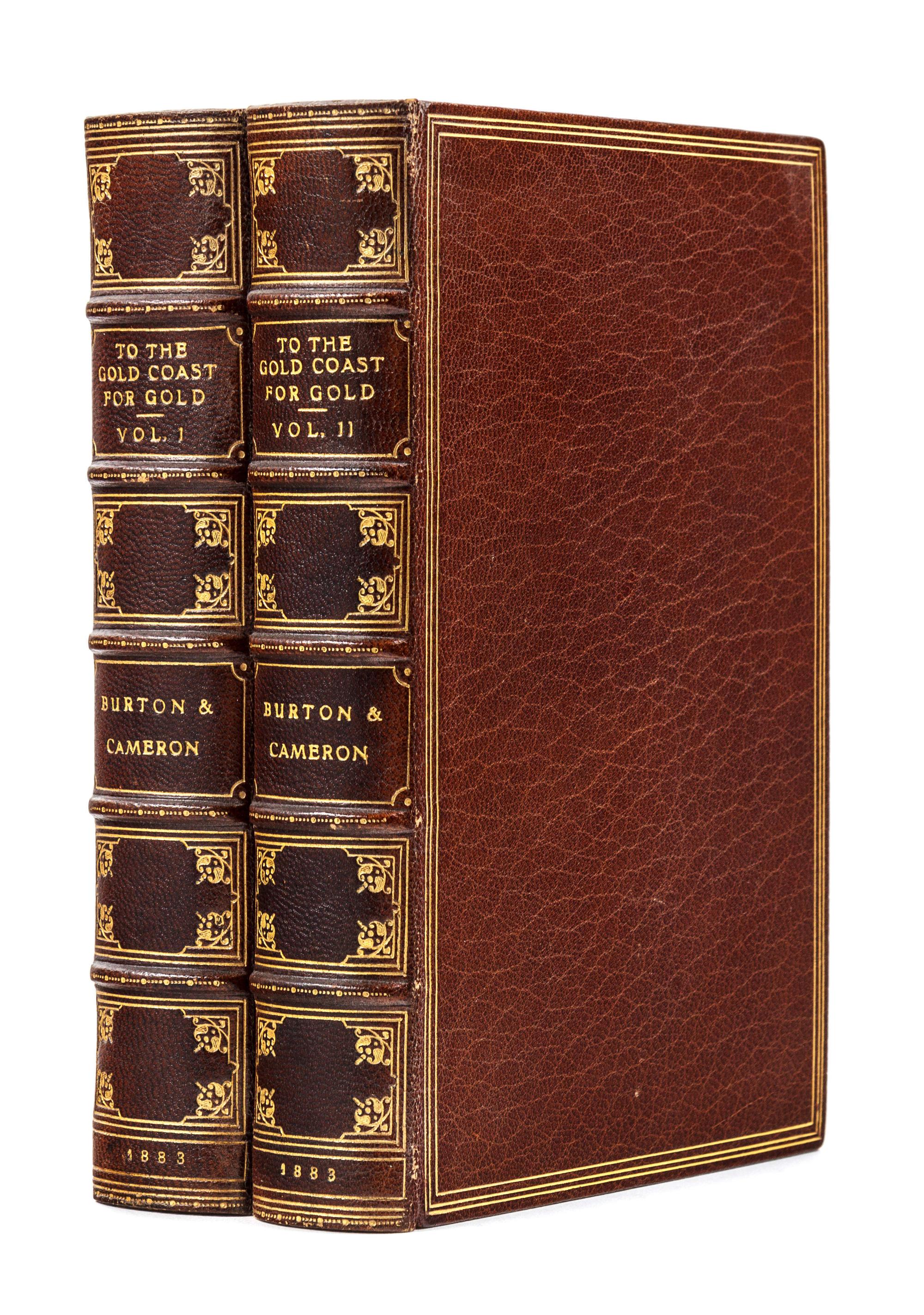 BURTON, Richard Francis, Sir (1821-1890) and Verney Lovett CAMERON (1844-1894). To the Gold Coast for Gold. London: Chatto & Windus, 1893.