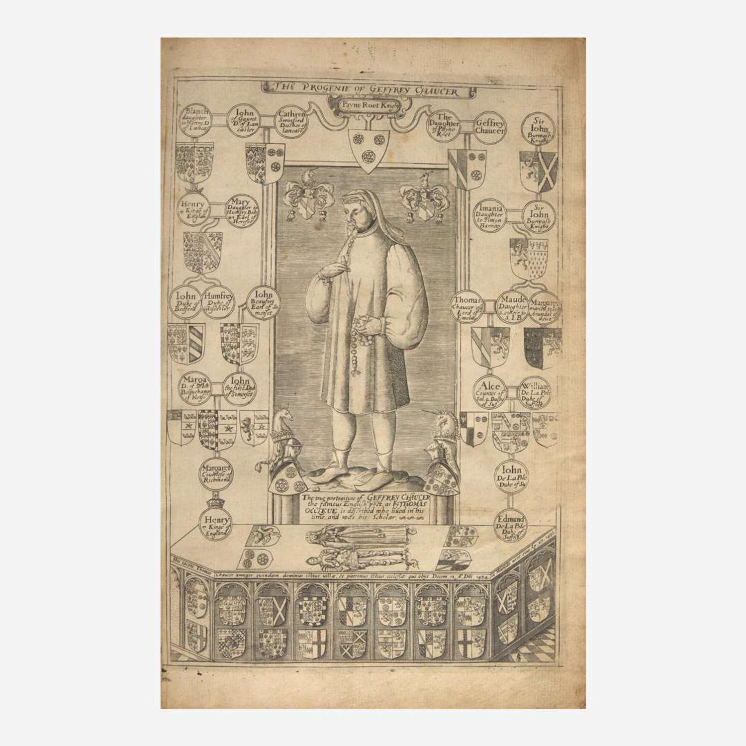 [Literature] [Chaucer, Geoffrey] Speght, Thomas The Workes of our Antient and Lerned English Poet, Geffrey Chaucer, newly Printed...