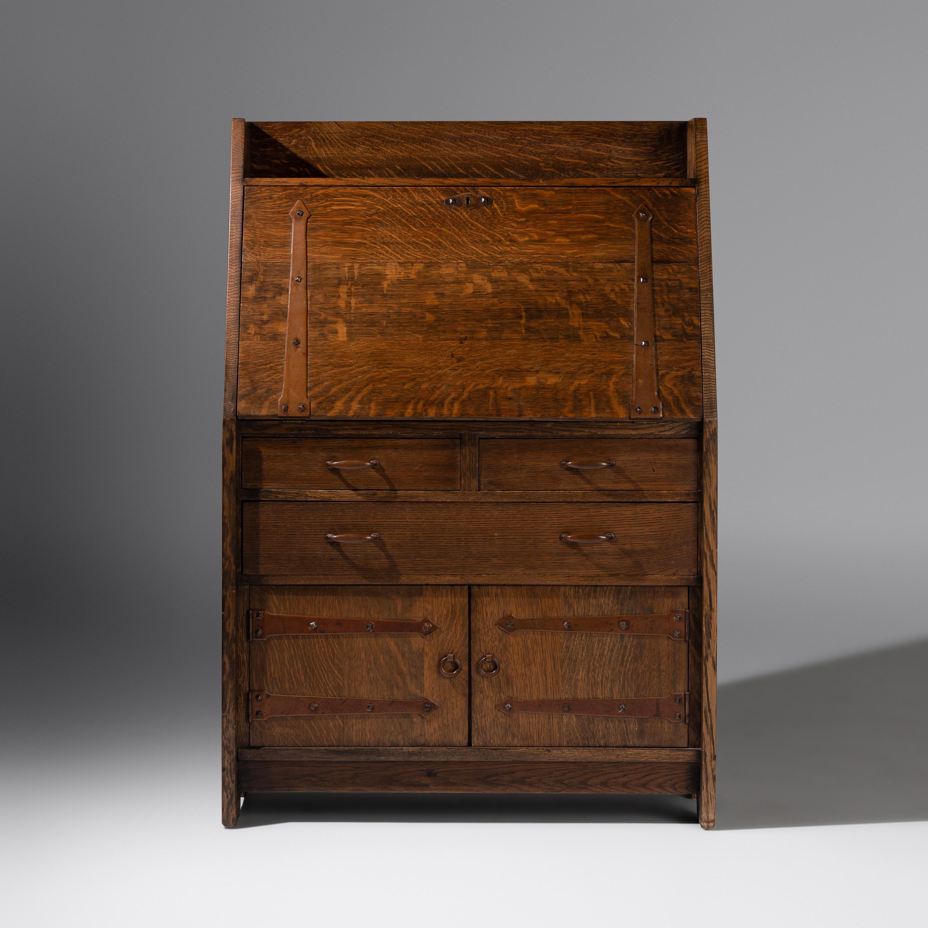 Gustav Stickley (American, 1848–1952) — Writing Desk, model 550, c. 1902
