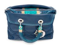 Christian Dior Blue Leather Granville Bag, 2011