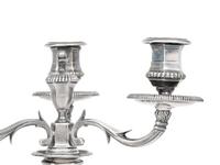 A Pair of George III Silver Candlesticks