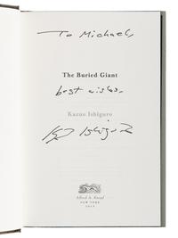 ISHIGURO, Kazuo (b. 1954). The Buried Giant . New York: Alfred A. Knopf, 2015.