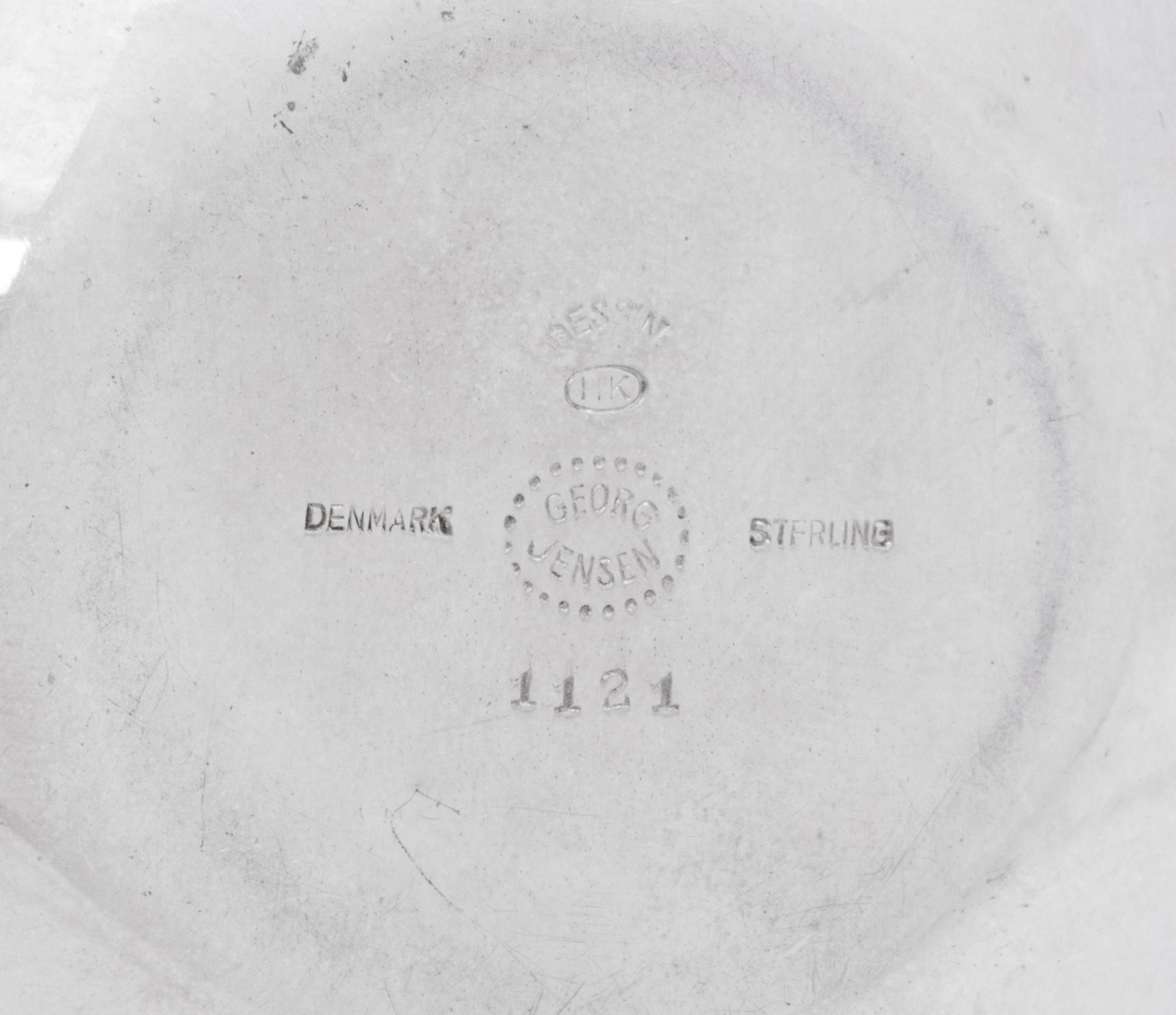Two Henning Koppel for Georg Jensen Silver Bonbonnières