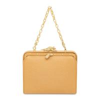 Kieselstein-Cord, Frog Clasp Bag in Tan Leather